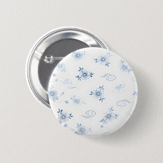 porcelain cloud ronde button 5,7 cm (Voorkant /achterkant)