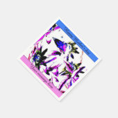 Porcelain Flower Moederdag Custom Paper Napkins Servetten (Hoek)