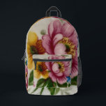 Porcelain Inspired Floral Bedrukte Rugzak<br><div class="desc">Where everyday function meets eye-catching style, this versatile backpack is designed to turn heads while keeping your essentials organized for school, travel, work, or weekend adventures. Add this unique, durable backpack to your collection today by ordering now from my Zazzle store and upgrade your daily carry with practical style you’ll...</div>