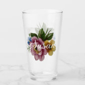 Porcelain Inspired Floral Glas (Voorkant)