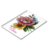 Porcelain Inspired Floral  Notitieboek (Linkerzijde)