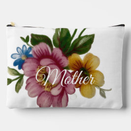 Porcelain Inspired Floral Print Cut Sew Bag Etui