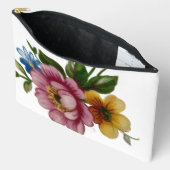 Porcelain Inspired Floral Print Cut Sew Bag Etui (Open)