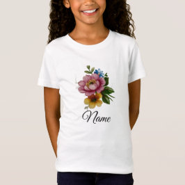 Porcelain Inspired Floral T-shirt