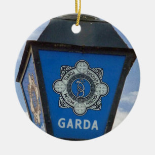 Porcelain Irish Garda Police kerstversiering Keramisch Ornament