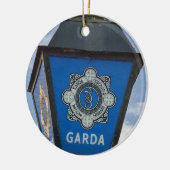 Porcelain Irish Garda Police kerstversiering Keramisch Ornament (Links)