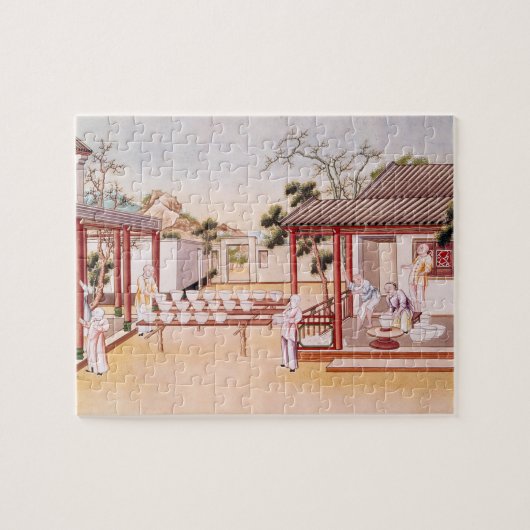 Porcelain Making (w/c op papier) Legpuzzel (Horizontaal)