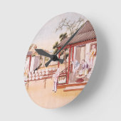Porcelain Making (w/c op papier) Ronde Klok (Hoek)