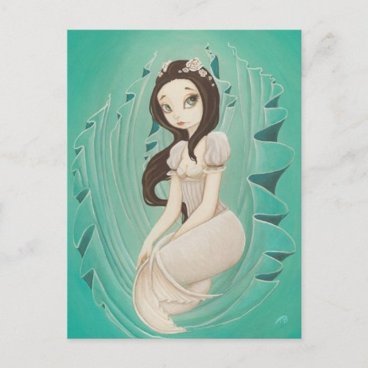 Porcelain - Mermaid Post Card Briefkaart (Voorkant)