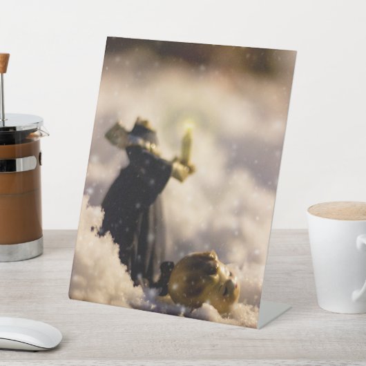 Porcelain Nights V Reclamebord Met Voetstuk (Insitu)