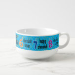 Porcelain Soup Mug "8 Nights Happy Hanukkah" Soepkom<br><div class="desc">Porcelain Soup Mug "8 Nachten Happy Hanukkah" Geniet van!!! Bedankt voor het stoppen en winkelen. Veel waardering!!! Stijl: Soup Mug maak mealtime leuker met een aangepaste soup-mok! Serveer je favoriete soep in een porseleinen mok, op maat van je mooie design, foto's of grappige verhalen. Je kunt deze mok gebruiken voor...</div>