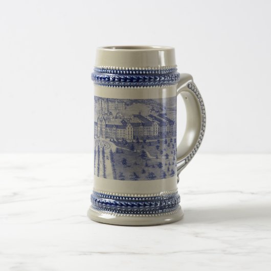 Porcelain Stein - Gepersonaliseerd Bierpul (Voorkant rechts)