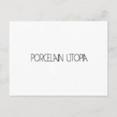Porcelain Utopia Briefkaart (Voorkant)