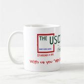Porcelan mok Usonian Inn logo classic (Links)