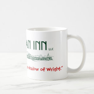 Porcelan mok Usonian Inn logo classic