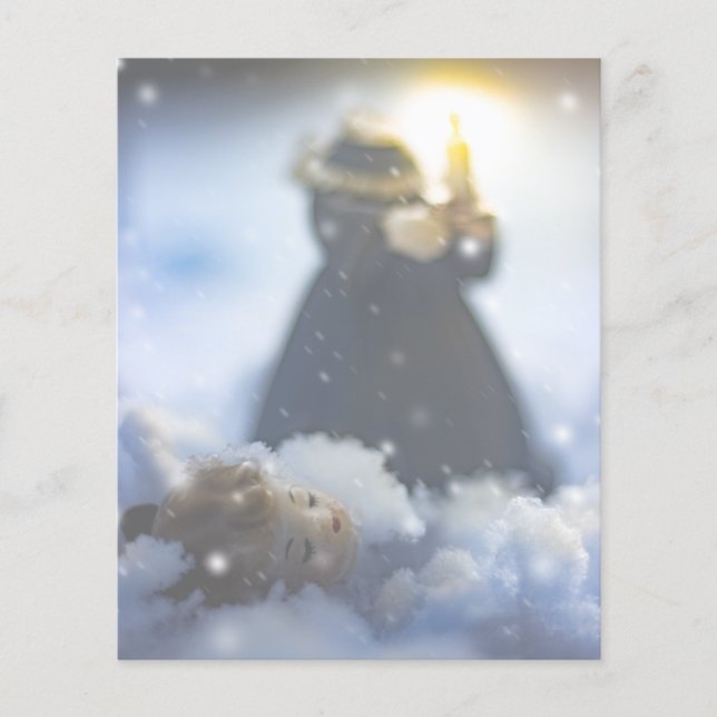 Porcelein in sneeuw X (Voorkant)