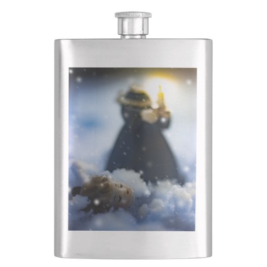Porcelein in sneeuw X Flacon (Voorkant)