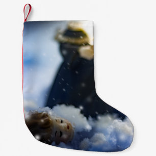 Porcelein in sneeuw X Kleine Kerstsok