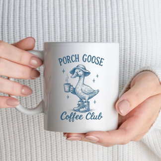 Porch Goose Coffee Club Gekke Goose Coffee Lover Koffiemok