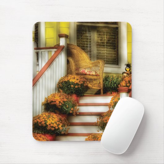 Porch - In het licht van de herfst Muismat (Met muis)