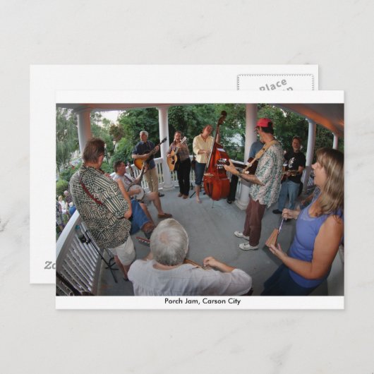 Porch Jam, Carson City Briefkaart (Voorkant / Achterkant)
