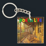 Porch life jamaica sunny day sleutelhanger<br><div class="desc">Porch life jamaica sunny day key chain</div>