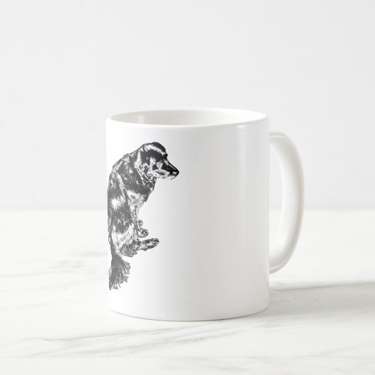 Porch-Light Outline — Retriever Koffiemok (Voorkant rechts)