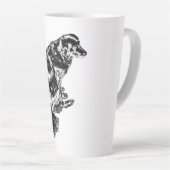 Porch-Light Outline — Retriever Latte Mok (Rechterhoek)