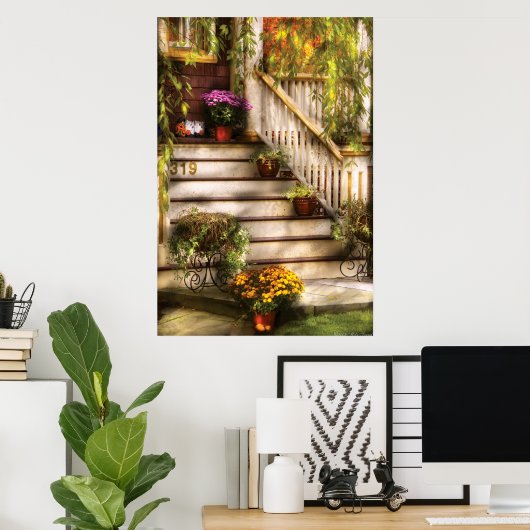 Porch - Livin zit vol met natuur Poster (Thuiskantoor)