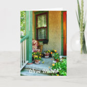 Porch met stoel met beschermlaag - We hebben kaart (Voorkant)