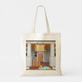 Porch Pirates Welkom: Onze draak heeft altijd hong Tote Bag (Achterkant)