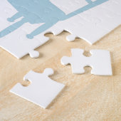 Porch Rules Cute Funny Quote voor vrienden Legpuzzel (Zijkant)