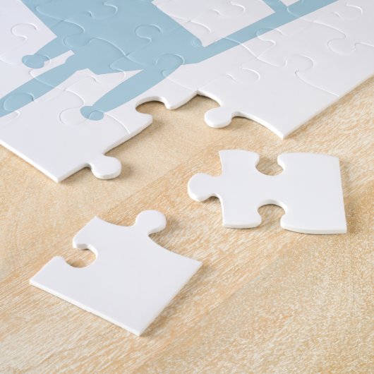 Porch Rules Cute Funny Quote voor vrienden Legpuzzel (Zijkant)