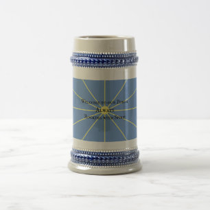 Porch Spirit Variation   Blauw   Beer Stein Bierpul