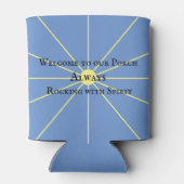 Porch Spirit Variation | Blauw | KOELBOX Blikjeskoeler (Achterkant)