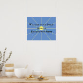Porch Spirit Variation | Blauw | POSTER (Keuken)
