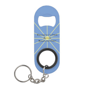 Porch Spirit Variation Blauw Sleutelhanger bot Mini Flessenopener