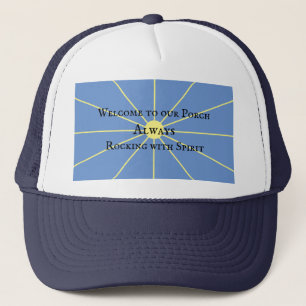 Porch Spirit Variation Blauw Trucker Hat Pet