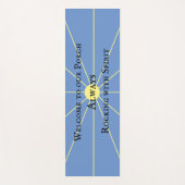 Porch Spirit Variation | Blauw | Yoga Mat (Voorkant)