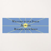 Porch Spirit Variation | Blauw | Yoga Mat (Voorkant (horizontaal))