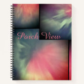 Porch Uitzicht / Corona / Custom Notitieboek (Voorkant)