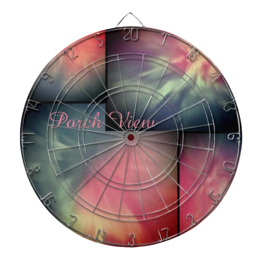 Porch Uitzicht / Corona / Dartbord (Voorkant)