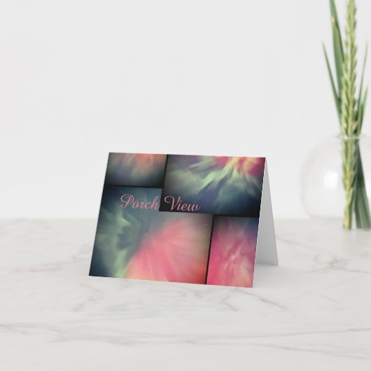 Porch Uitzicht / Corona / Notitiekaartje (Voorkant)