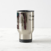 Porch Uitzicht op een sneeuwdag - Martha's wijntui Reisbeker (Center)