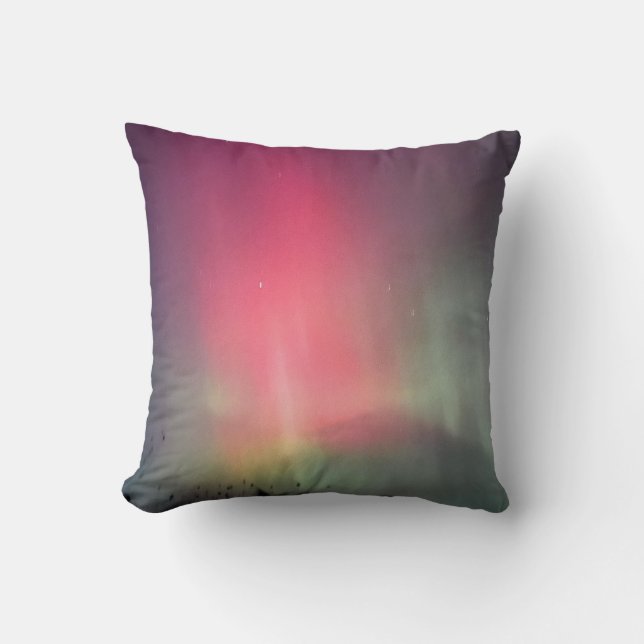 Porch Uitzicht / Twee linten van licht foto's / Kussen (Voorkant)