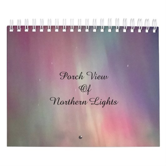 Porch Uitzicht van het noorderlicht / drie / Kalender (Hoes)