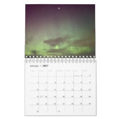 Porch Uitzicht van het noorderlicht / drie / Kalender (Jan 2027)