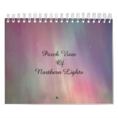 Porch Uitzicht van het noorderlicht / drie / Kalender (Hoes)