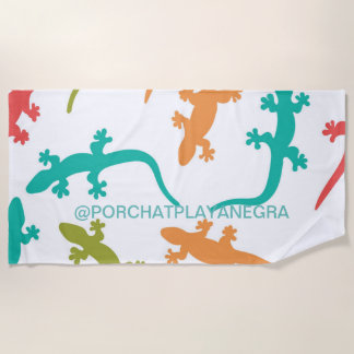 PorchAtPlayaNegra Gecko Beach Towel Strandlaken