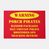 PORCHPIRATEN DEURMAT (Voorkant)